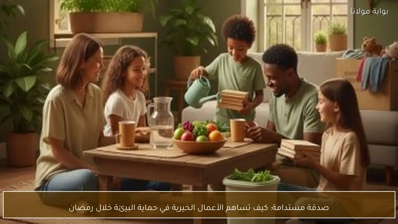 صدقة مستدامة: كيف تساهم الأعمال الخيرية في حماية البيئة خلال رمضان