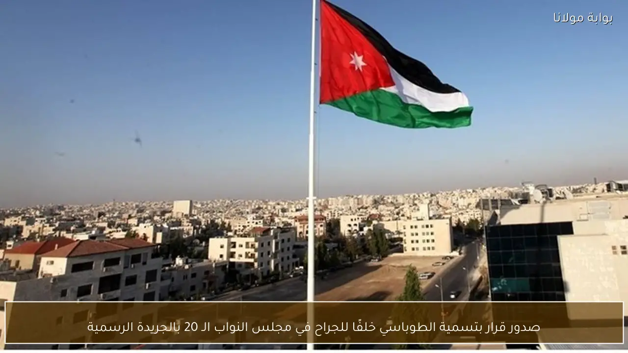 صدور قرار بتسمية الطوباسي خلفًا للجراح في مجلس النواب الـ 20 بالجريدة الرسمية