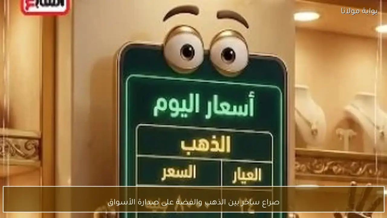 صراع ساخر بين الذهب والفضة على صدارة الأسواق