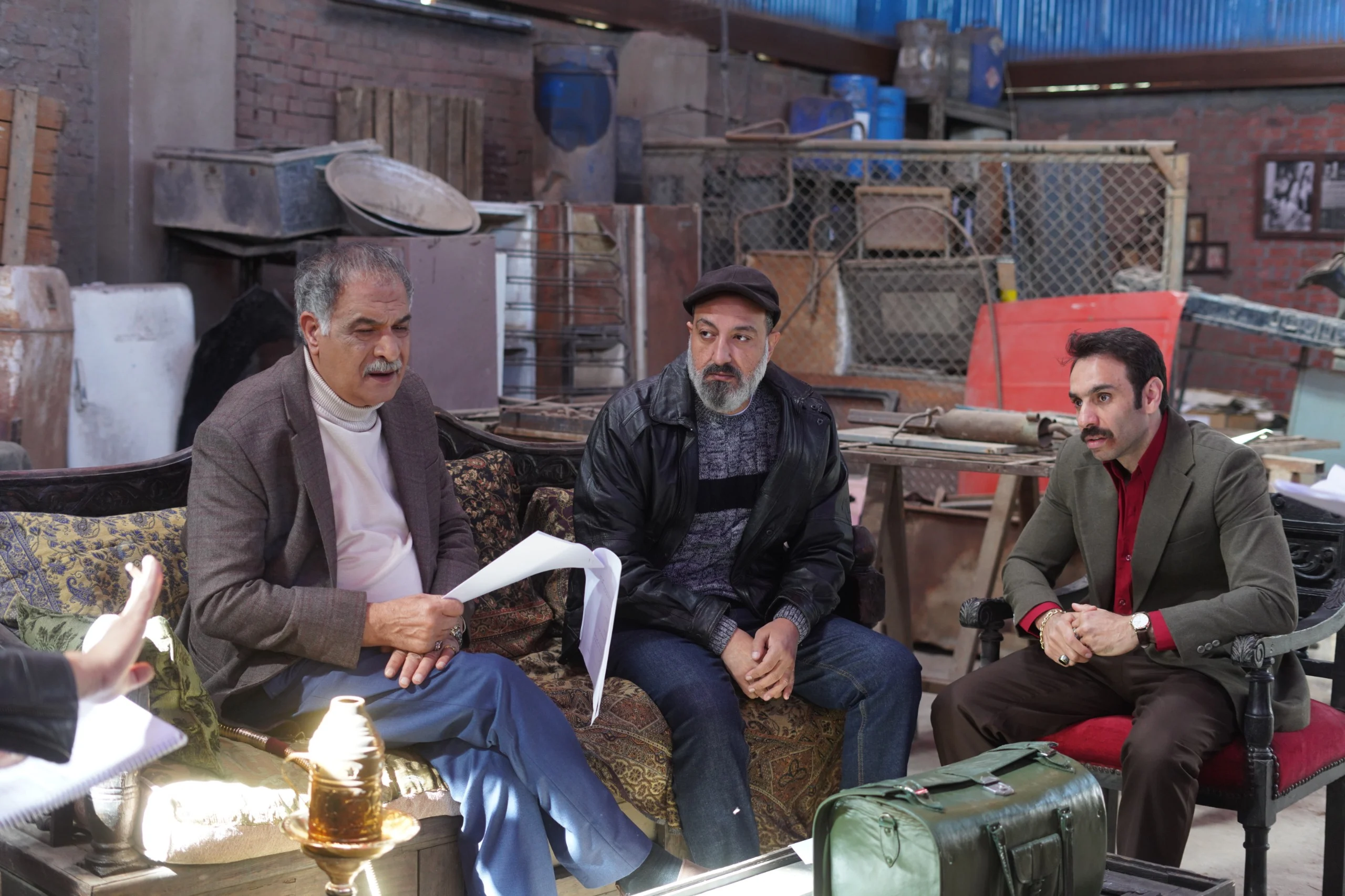 عماد صفوت فى كواليس مناعة مع رياض الخولى واحمد الشامى 