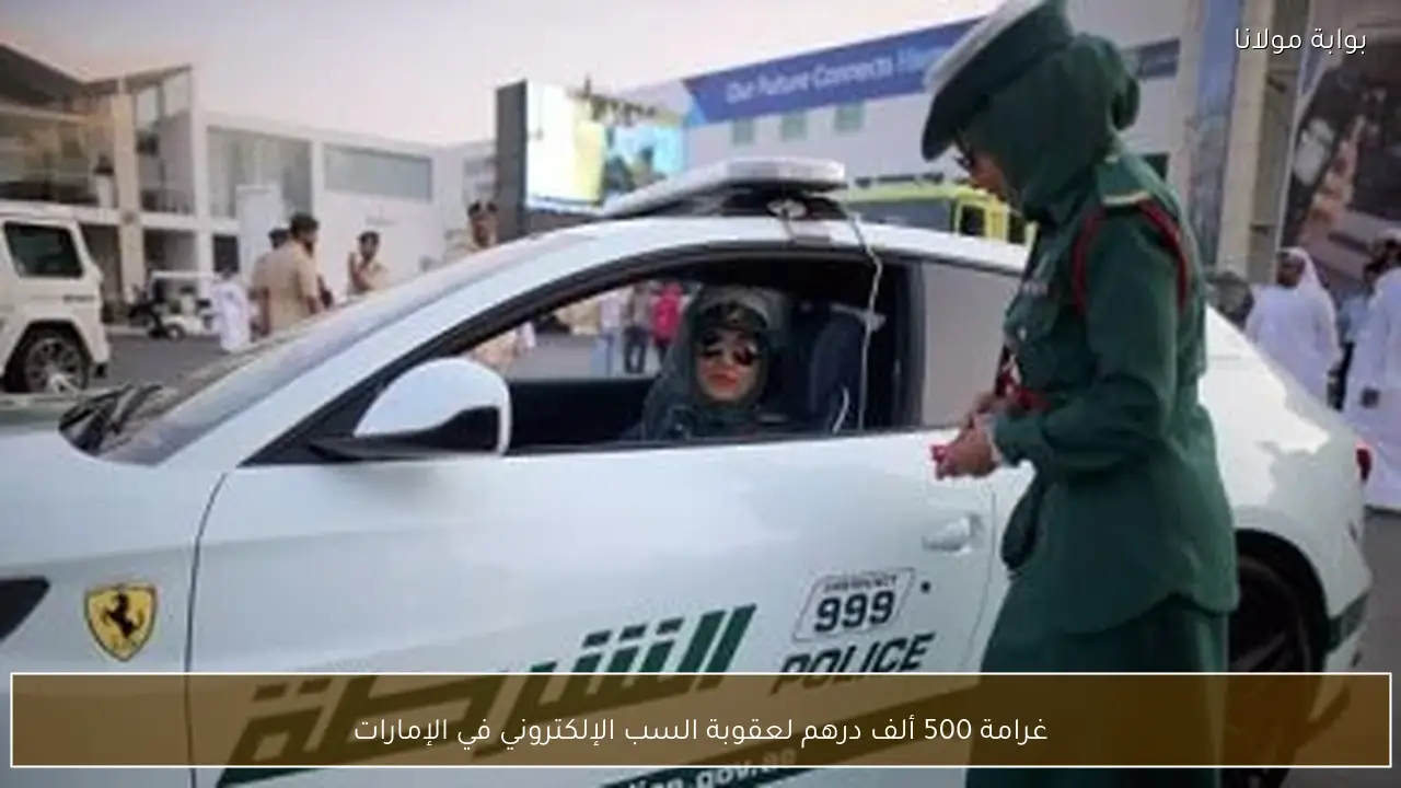 غرامة 500 ألف درهم لعقوبة السب الإلكتروني في الإمارات