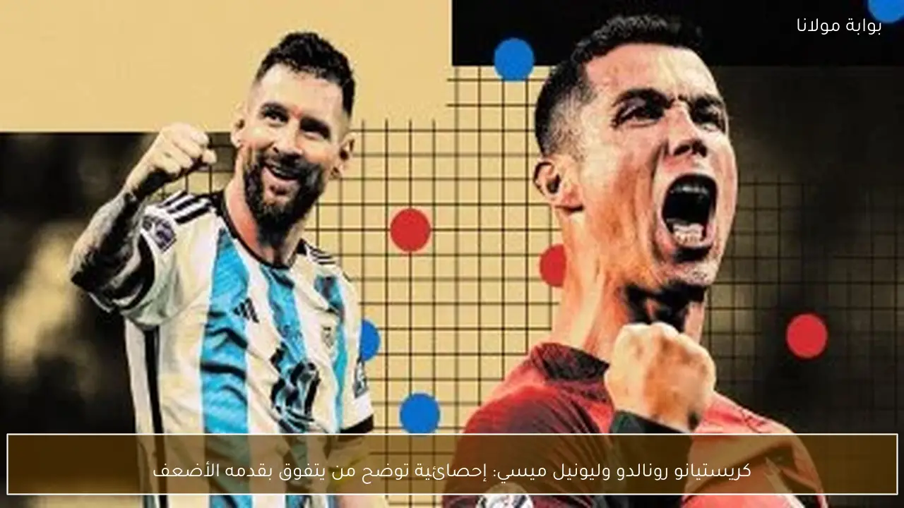 كريستيانو رونالدو وليونيل ميسي: إحصائية توضح من يتفوق بقدمه الأضعف