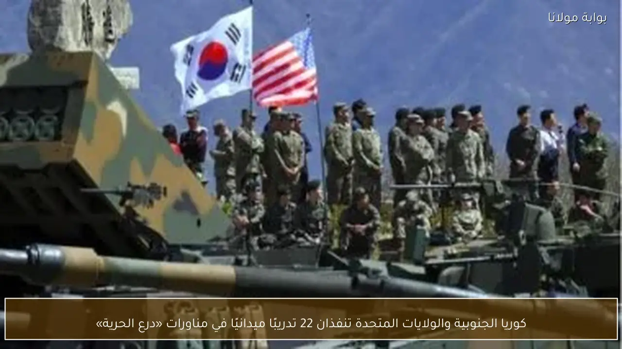 كوريا الجنوبية والولايات المتحدة تنفذان 22 تدريبًا ميدانيًا في مناورات «درع الحرية»