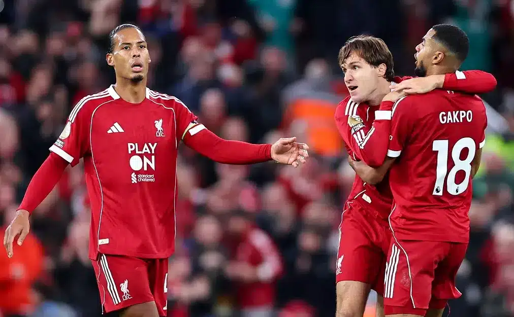 تشكيل ليفربول ضد فولهام بالجولة 20 في الدوري الإنجليزي 2025-26