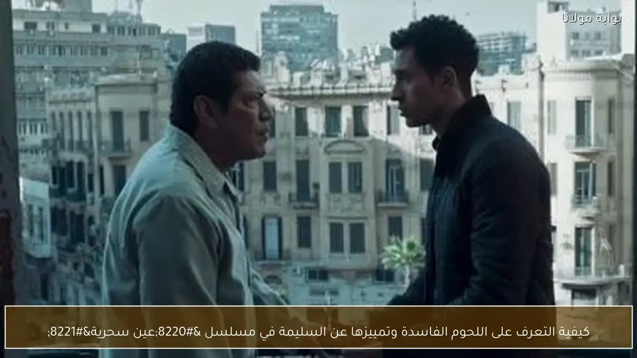 كيفية التعرف على اللحوم الفاسدة وتمييزها عن السليمة في مسلسل “عين سحرية”