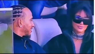 كيم كارداشيان ولويس هاميلتون