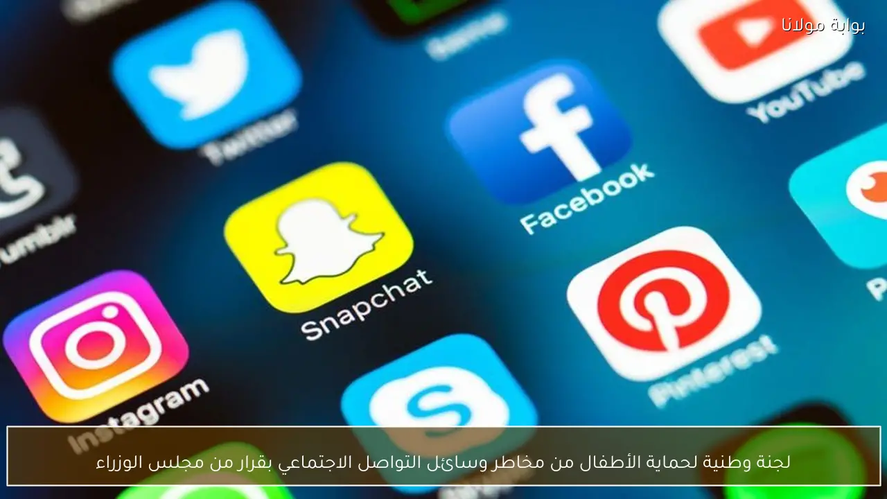 لجنة وطنية لحماية الأطفال من مخاطر وسائل التواصل الاجتماعي بقرار من مجلس الوزراء