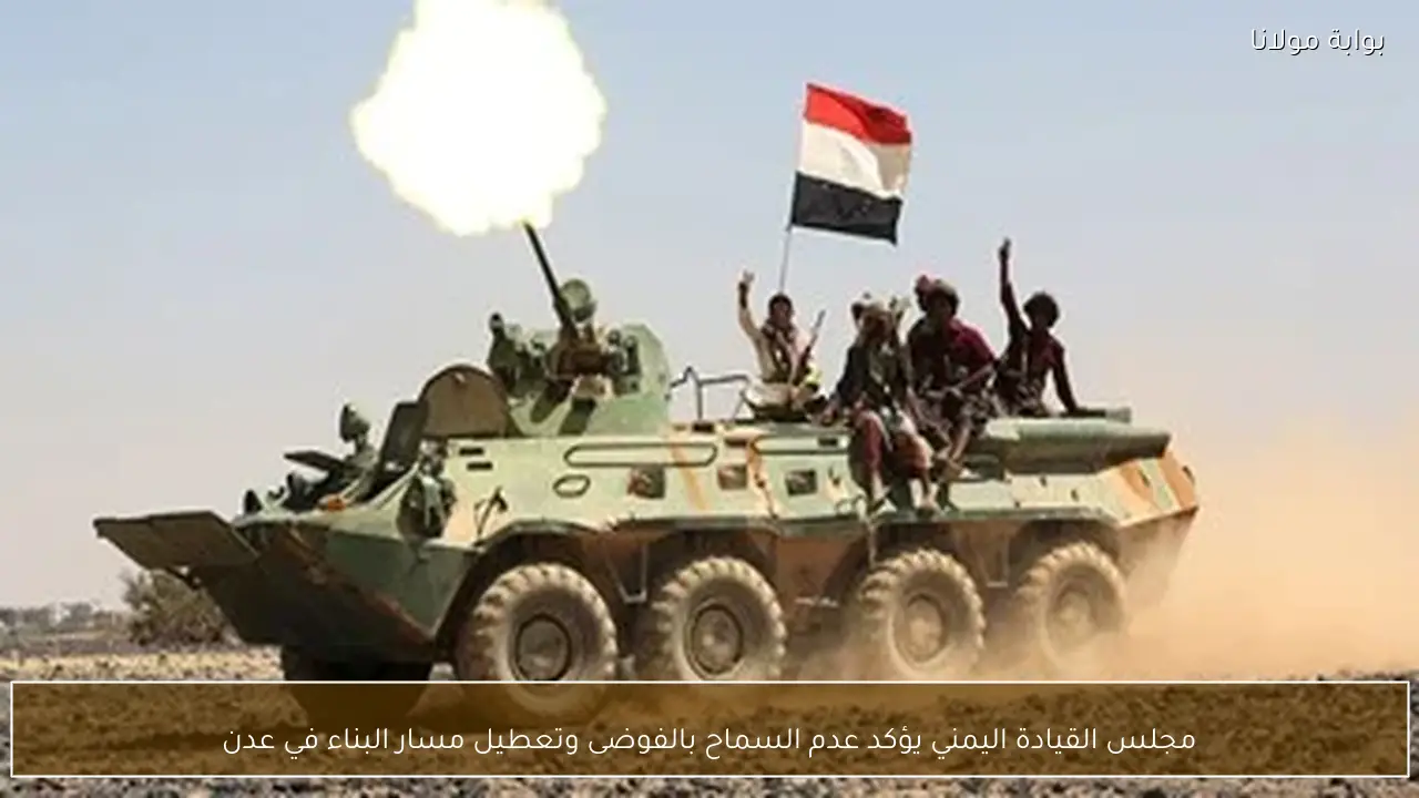 مجلس القيادة اليمني يؤكد عدم السماح بالفوضى وتعطيل مسار البناء في عدن