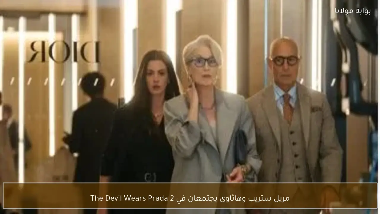 مريل ستريب وهاثاوى يجتمعان في The Devil Wears Prada 2