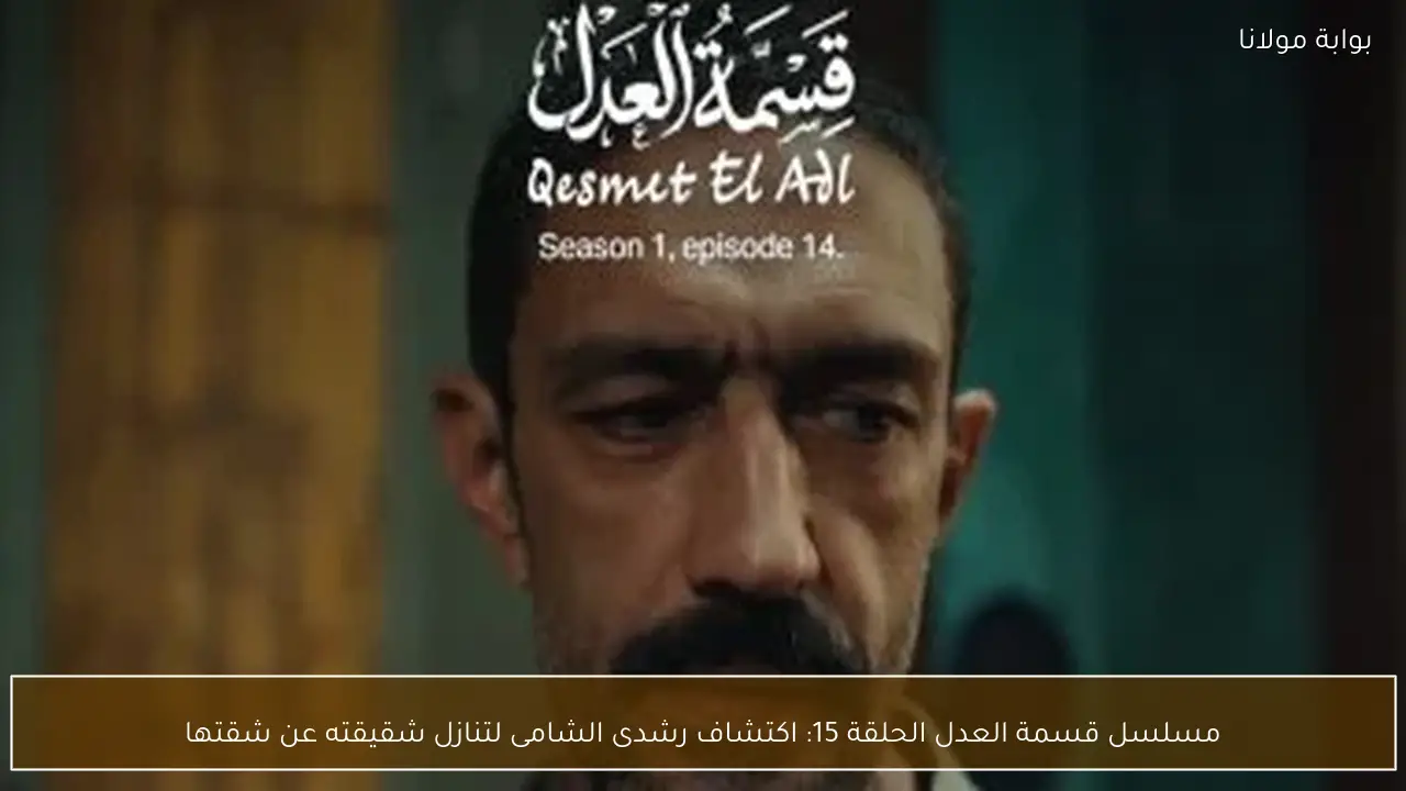 مسلسل قسمة العدل الحلقة 15: اكتشاف رشدى الشامى لتنازل شقيقته عن شقتها