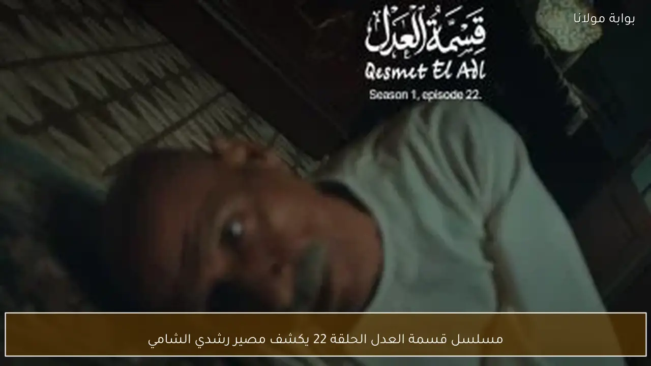 مسلسل قسمة العدل الحلقة 22 يكشف مصير رشدي الشامي