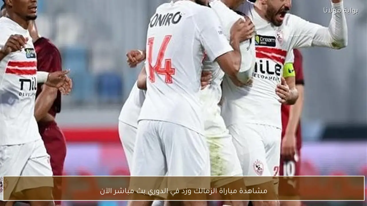 مشاهدة مباراة الزمالك وزد في الدوري بث مباشر الآن