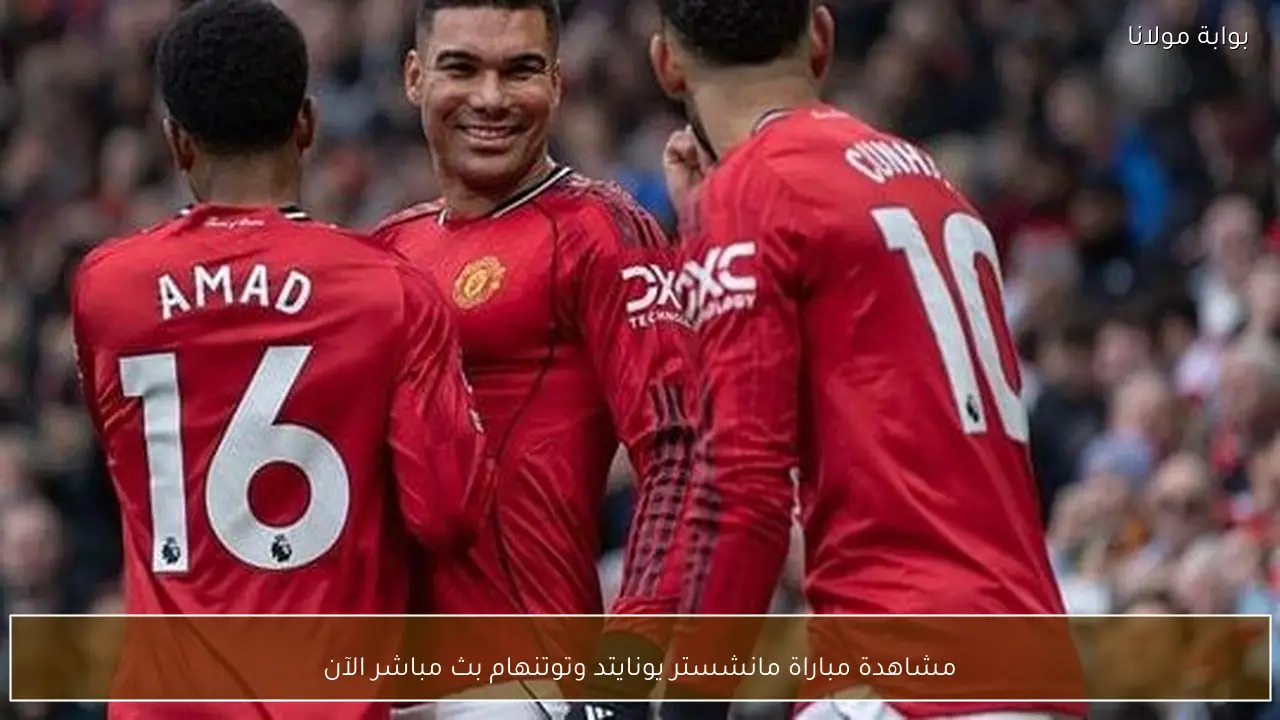 مشاهدة مباراة مانشستر يونايتد وتوتنهام بث مباشر الآن