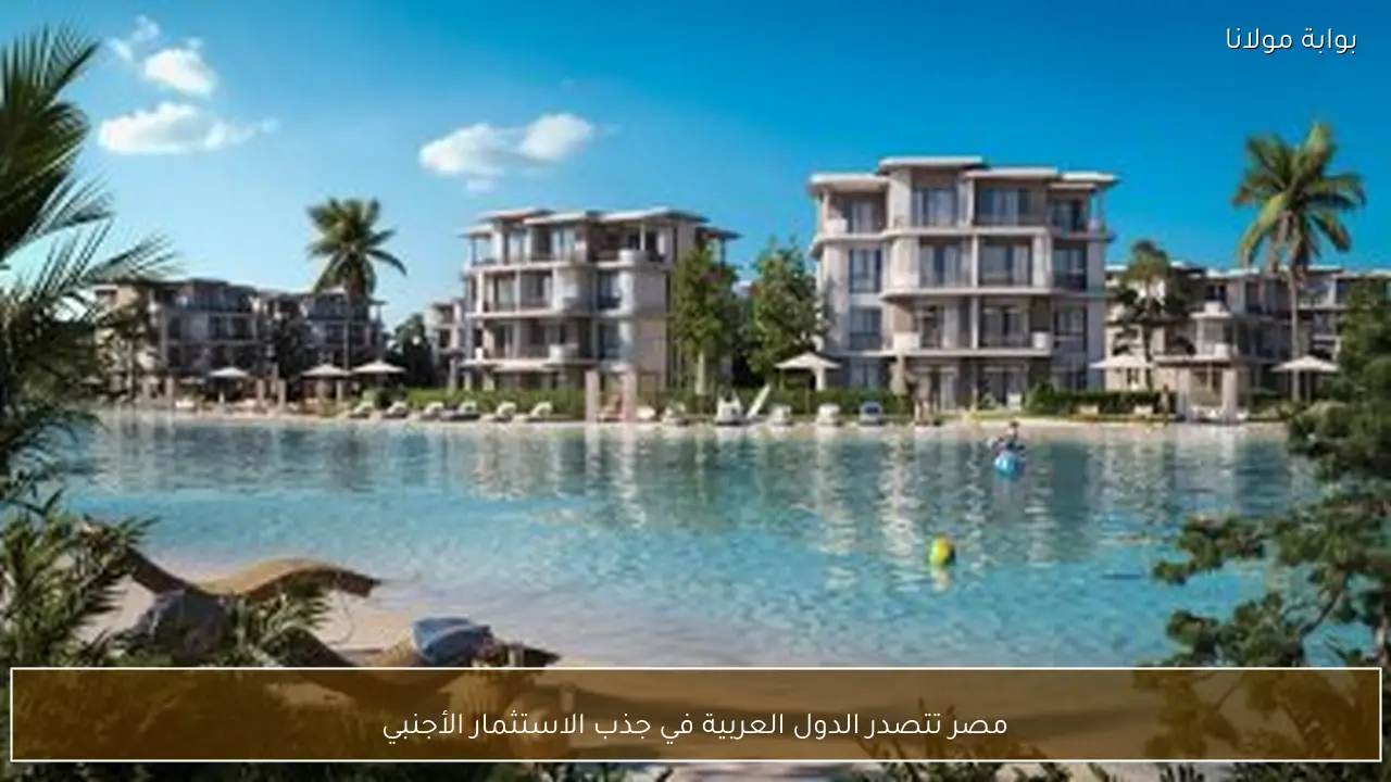 مصر تتصدر الدول العربية في جذب الاستثمار الأجنبي