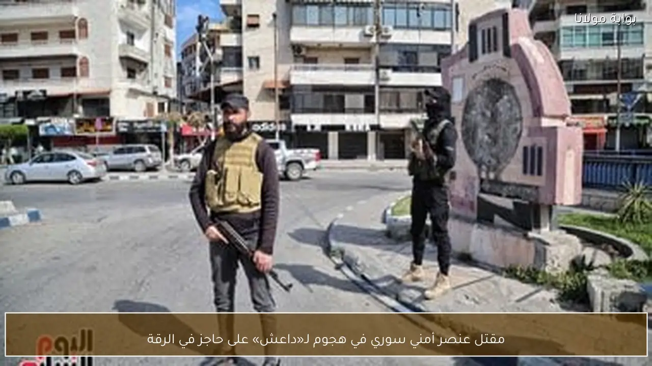 مقتل عنصر أمني سوري في هجوم لـ«داعش» على حاجز في الرقة