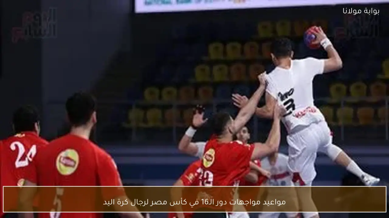 مواعيد مواجهات دور الـ16 في كأس مصر لرجال كرة اليد