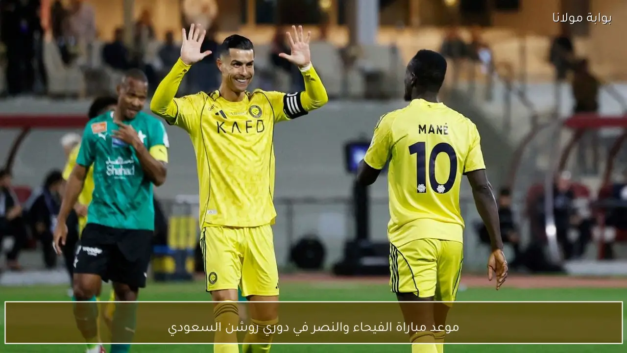 موعد مباراة الفيحاء والنصر في دوري روشن السعودي