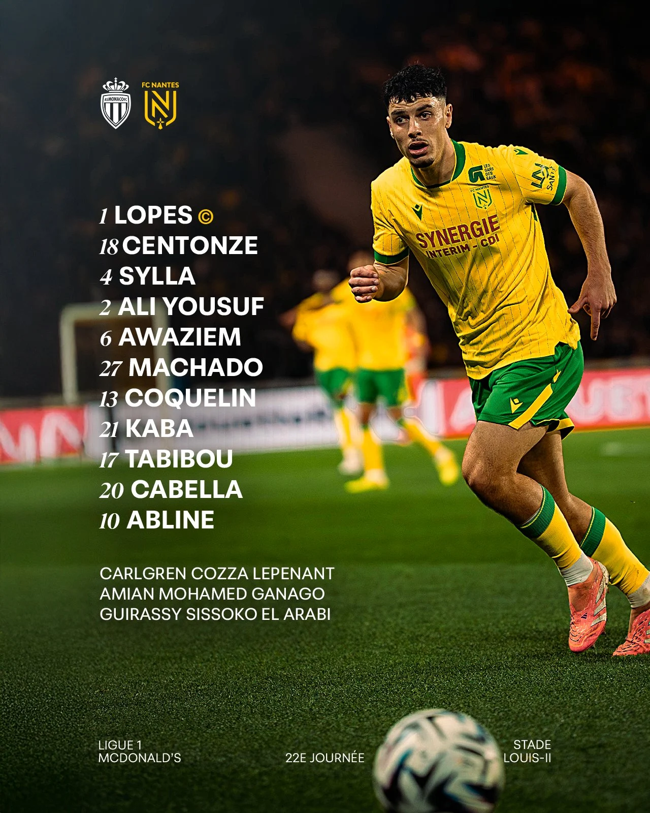 موناكو يواجه نانت ومصطفى محمد بديلًا في الدوري الفرنسي – مشاهير