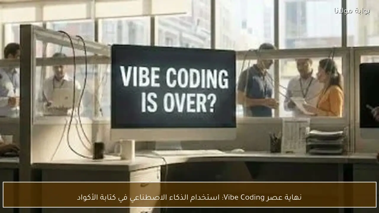 نهاية عصر Vibe Coding: استخدام الذكاء الاصطناعي في كتابة الأكواد
