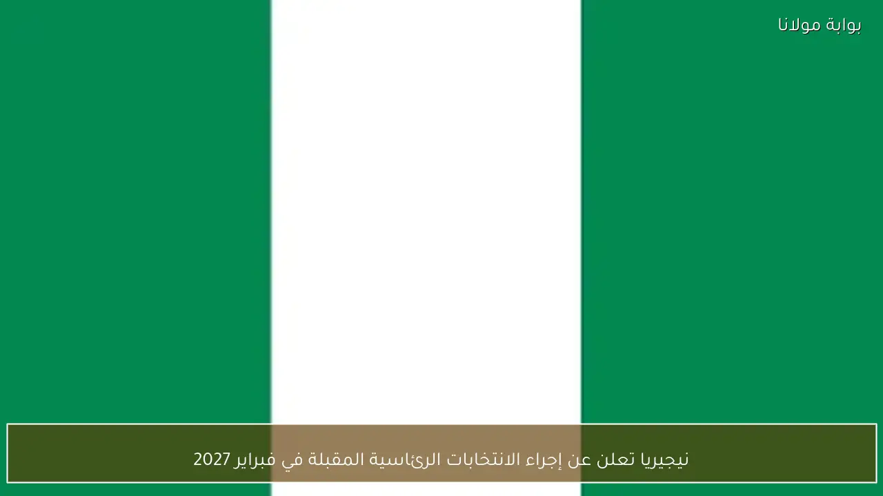 نيجيريا تعلن عن إجراء الانتخابات الرئاسية المقبلة في فبراير 2027