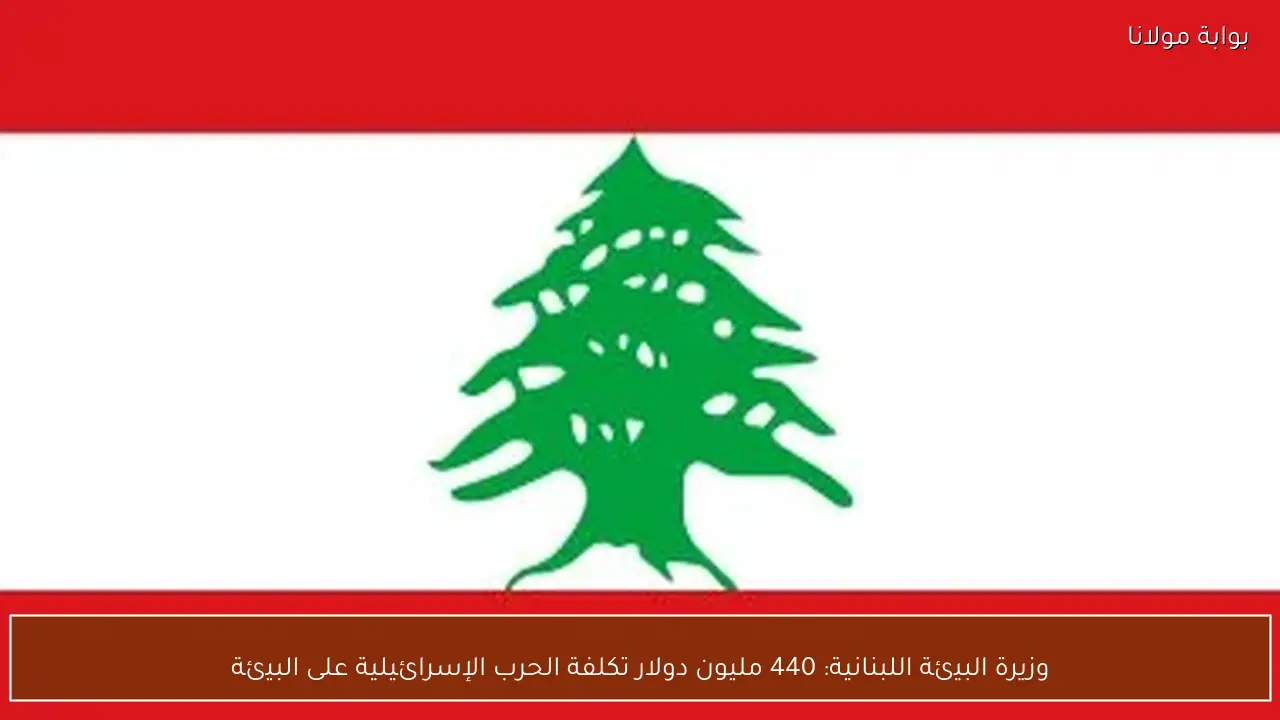 وزيرة البيئة اللبنانية: 440 مليون دولار تكلفة الحرب الإسرائيلية على البيئة