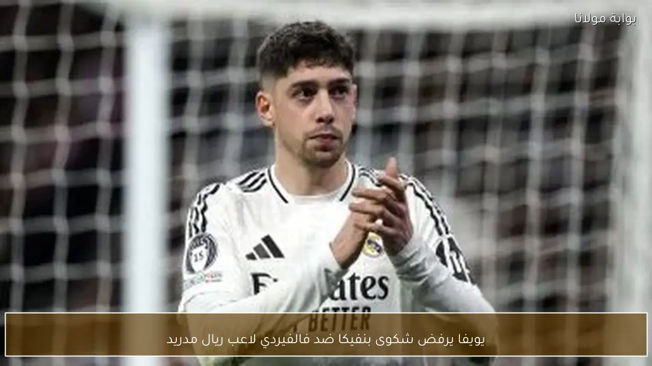 يويفا يرفض شكوى بنفيكا ضد فالفيردي لاعب ريال مدريد