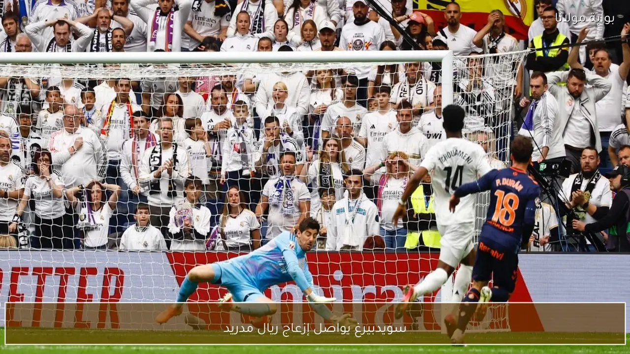 سويدبيرغ يواصل إزعاج ريال مدريد