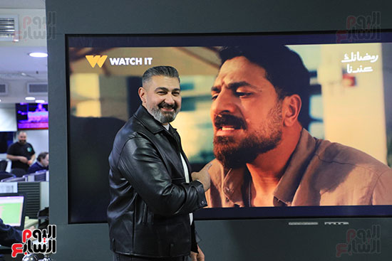 ياسر جلال في مقر بوابة مولانا