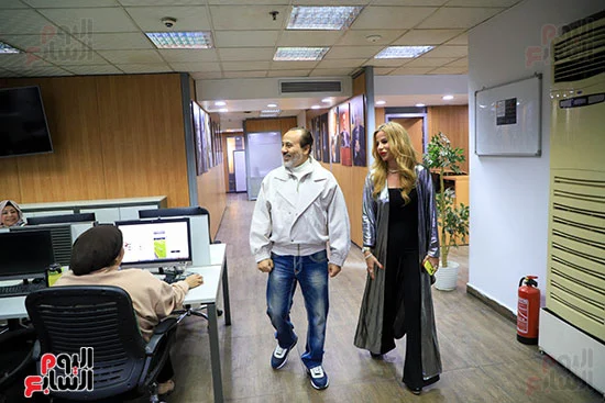 إيهاب فهمي في جولة ببوابة مولانا 