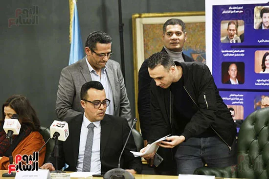 ندوة مسلسل صحاب الأرض بنقابة الصحفيين (18)