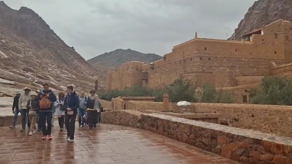 الأمطار بسانت كاترين 