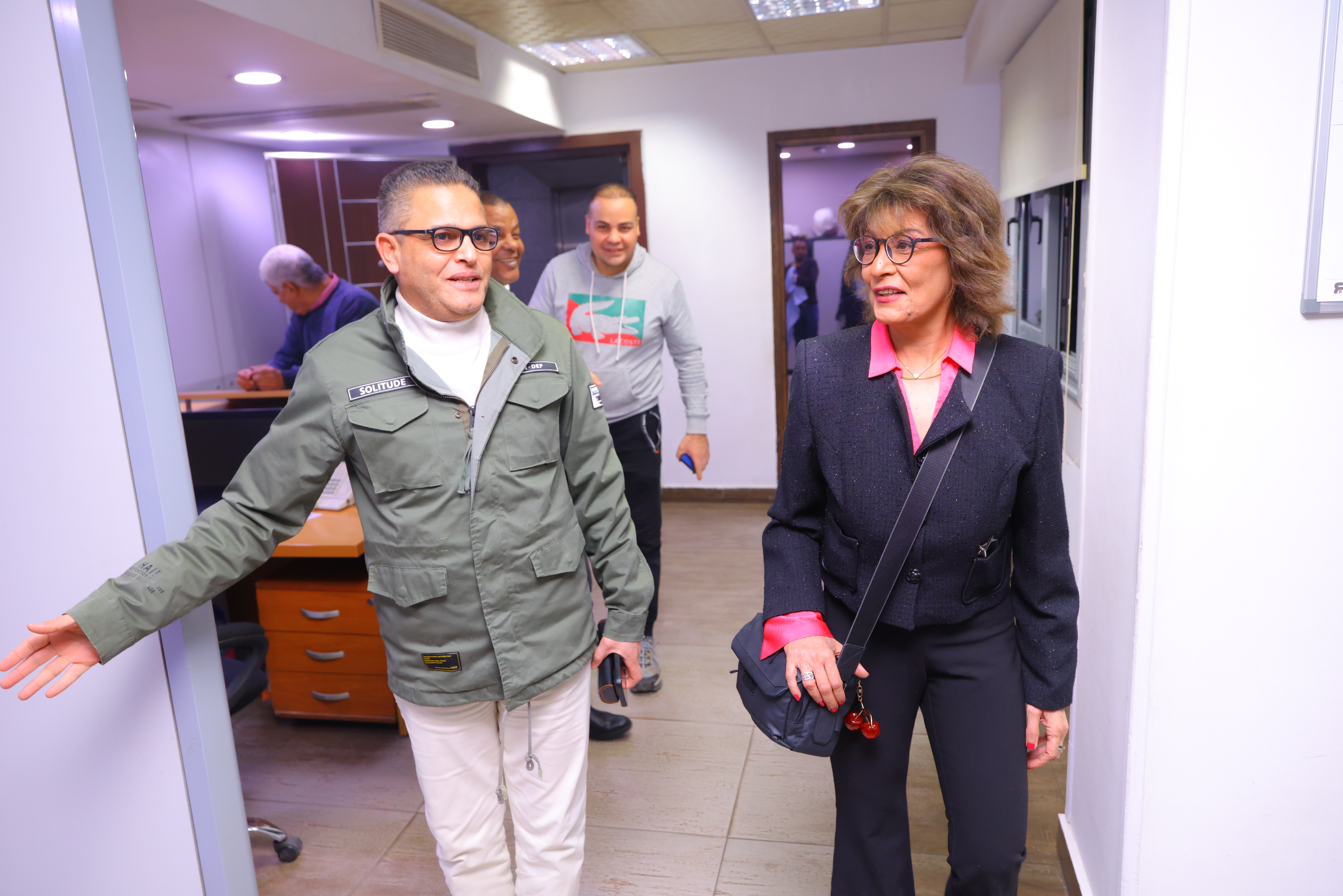 الفنانة الكبيرة سماح أنور في بوابة مولانا