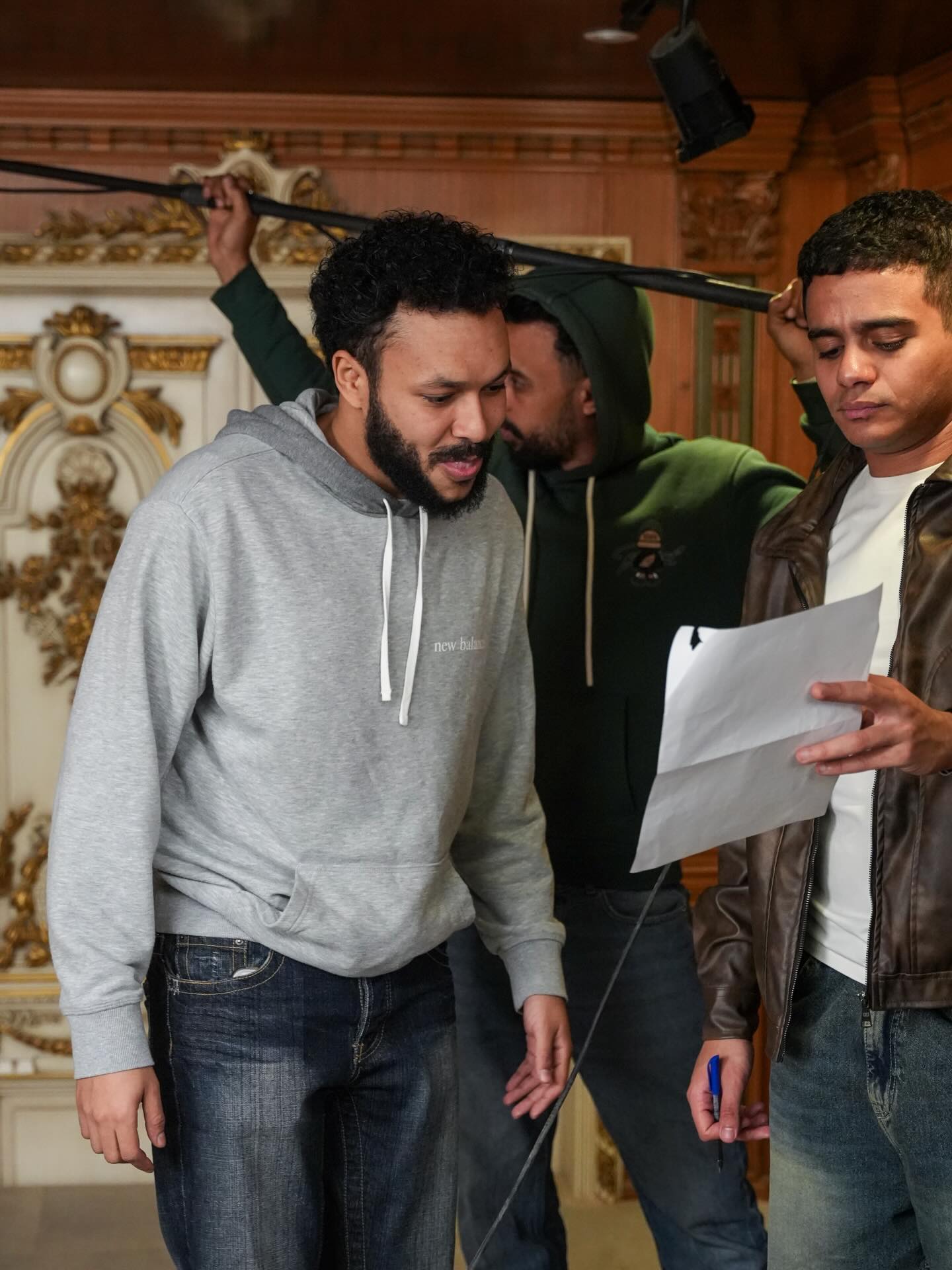 ويجز خلف كواليس التصوير ويجز خلف كواليس التصوير