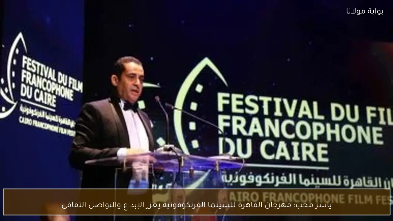 ياسر محب: مهرجان القاهرة للسينما الفرنكوفونية يعزز الإبداع والتواصل الثقافي