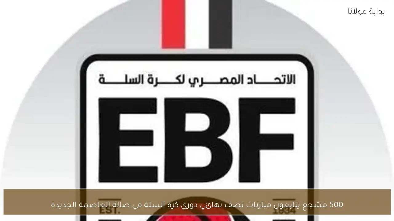 500 مشجع يتابعون مباريات نصف نهائي دوري كرة السلة في صالة العاصمة الجديدة