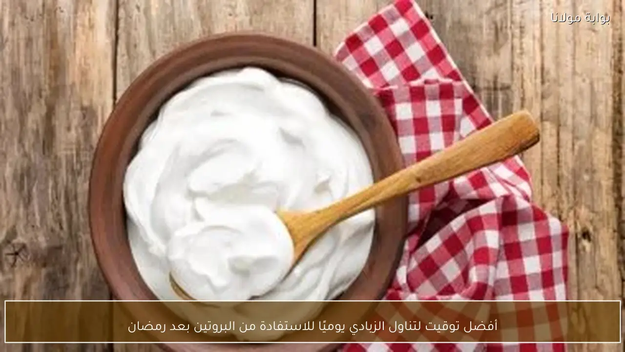 أفضل توقيت لتناول الزبادي يوميًا للاستفادة من البروتين بعد رمضان