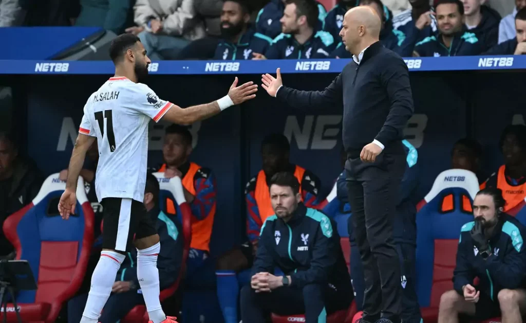 محمد صلاح – آرني سلوت – ليفربول (المصدر: Gettyimages)