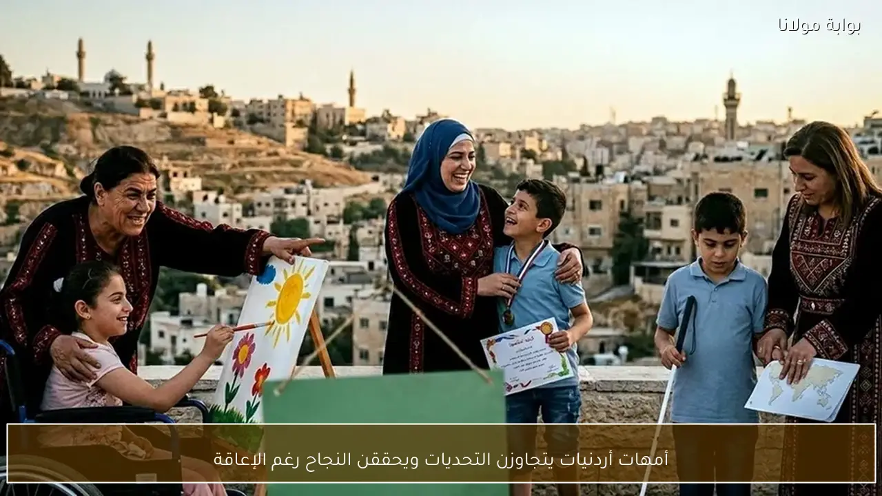 أمهات أردنيات يتجاوزن التحديات ويحققن النجاح رغم الإعاقة