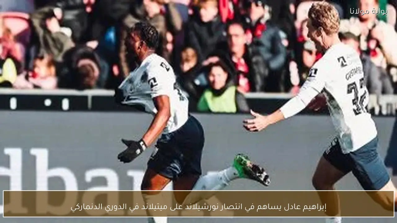 إبراهيم عادل يساهم في انتصار نورشيلاند على ميتيلاند في الدوري الدنماركي
