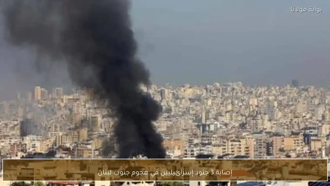 إصابة 3 جنود إسرائيليين في هجوم جنوب لبنان