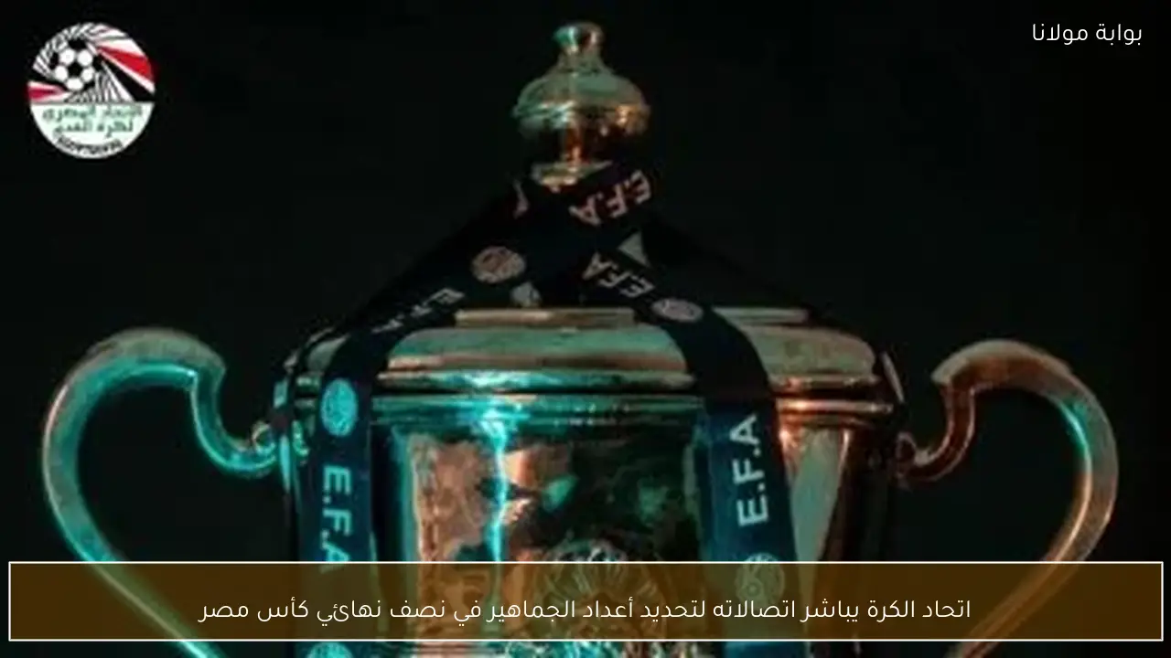 اتحاد الكرة يباشر اتصالاته لتحديد أعداد الجماهير في نصف نهائي كأس مصر