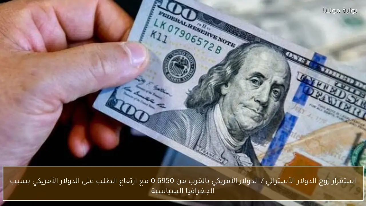 استقرار زوج الدولار الأسترالي / الدولار الأمريكي بالقرب من 0.6950 مع ارتفاع الطلب على الدولار الأمريكي بسبب الجغرافيا السياسية