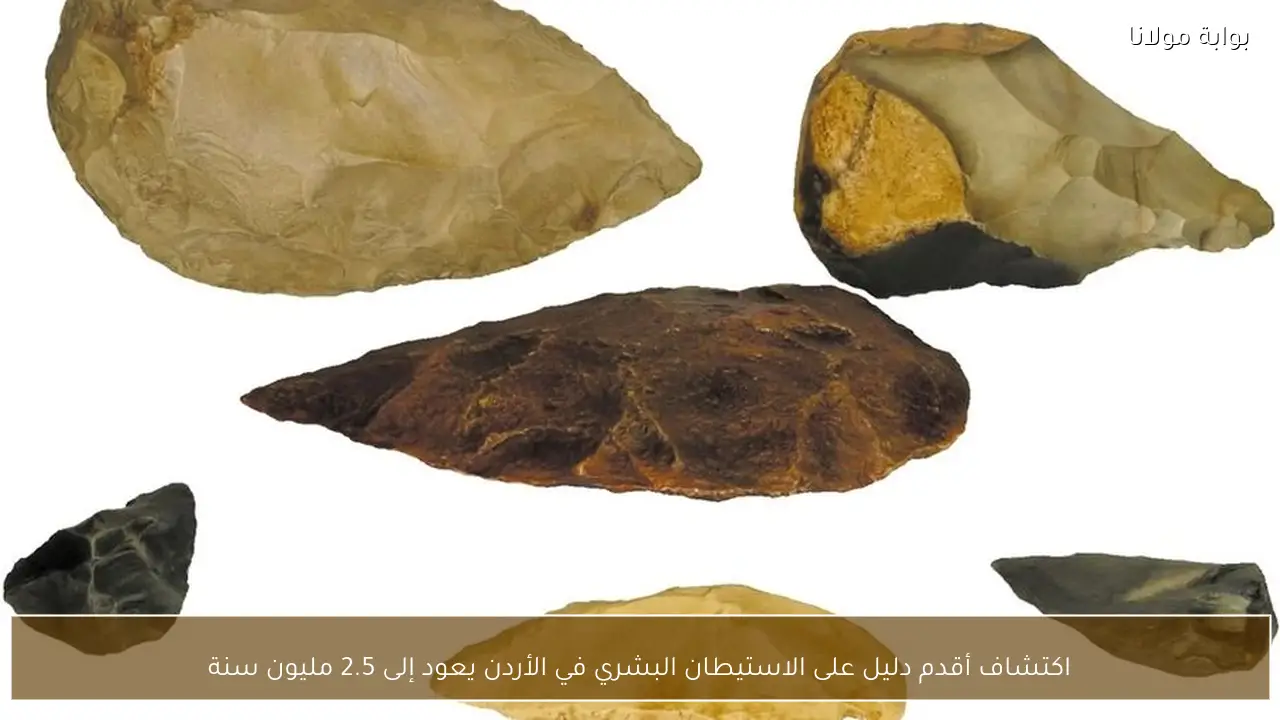 اكتشاف أقدم دليل على الاستيطان البشري في الأردن يعود إلى 2.5 مليون سنة