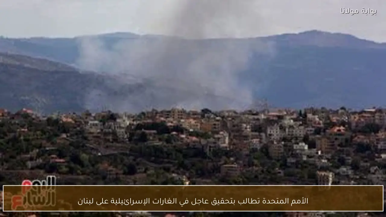 الأمم المتحدة تطالب بتحقيق عاجل في الغارات الإسرائيلية على لبنان