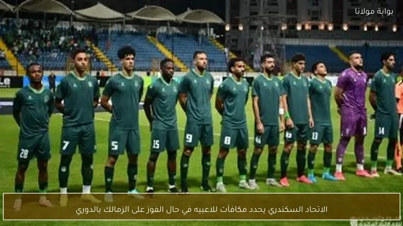 الاتحاد السكندري يحدد مكافآت للاعبيه في حال الفوز على الزمالك بالدوري