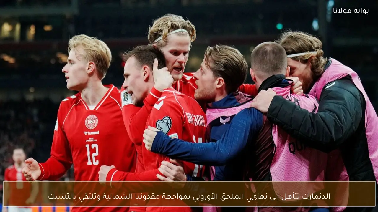 الدنمارك تتأهل إلى نهائي الملحق الأوروبي بمواجهة مقدونيا الشمالية وتلتقي بالتشيك