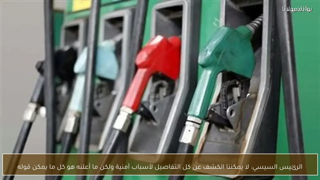 الرئيس السيسي: لا يمكننا الكشف عن كل التفاصيل لأسباب أمنية ولكن ما أعلنه هو كل ما يمكن قوله