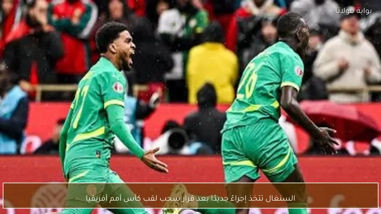 السنغال تتخذ إجراءً جديدًا بعد قرار سحب لقب كأس أمم أفريقيا