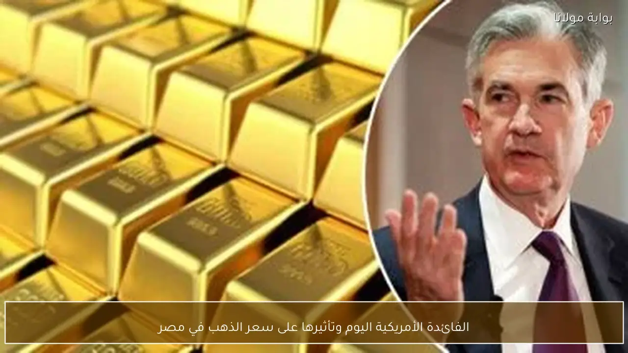 الفائدة الأمريكية اليوم وتأثيرها على سعر الذهب في مصر