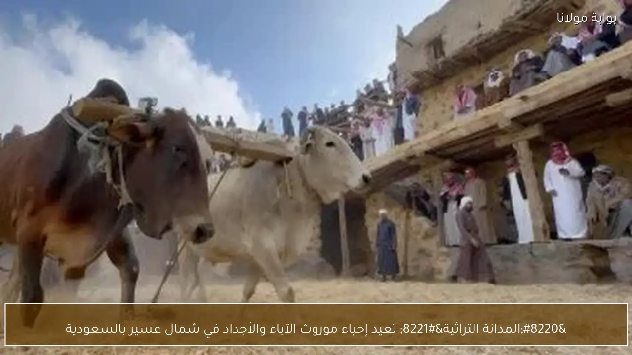 “المدانة التراثية” تعيد إحياء موروث الآباء والأجداد في شمال عسير بالسعودية